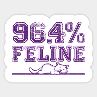 96.4% Feline Sticker